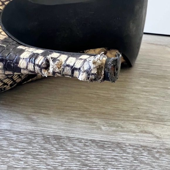 Zara Snakeskin Booties size EU 40 / US 9 - Picture 12 of 12